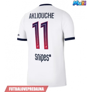 Lacne Muži Futbalové dres Paris Saint-Germain Maghnes Akliouche #11 2026-27 Krátky Rukáv - Preč